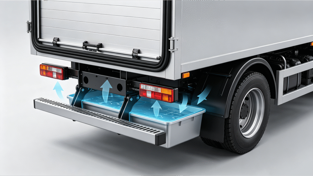 Leakproof garbage truck with secure wastewater collection tank